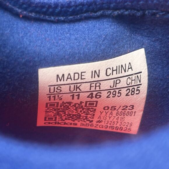 Adidas X Crazyfast.1 FG Soccer Cleats Marine Rush Pack GY7416 Men’s Size 11.5 - Picture 8 of 10